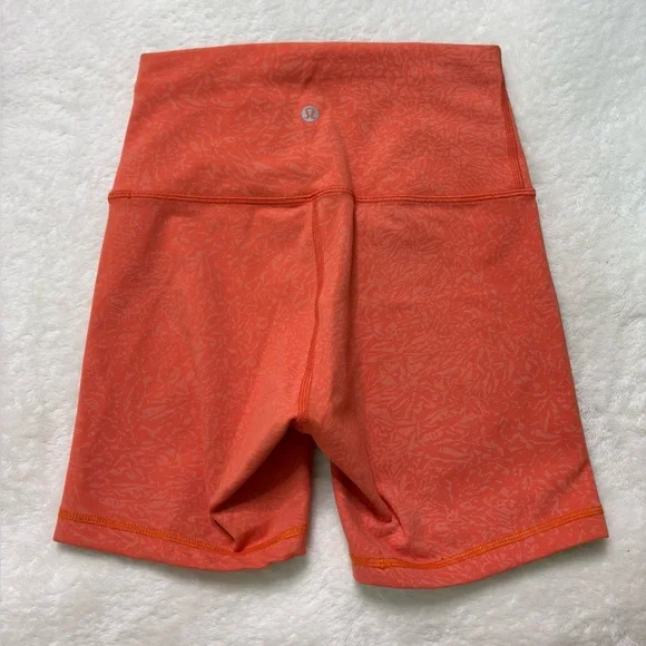 lululemon athletica Orange Women Shorts - Picture 2 of 3